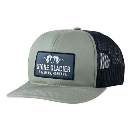 Men's Stone Glacier Montana Patch Foamy Trucker Snapback Hat
