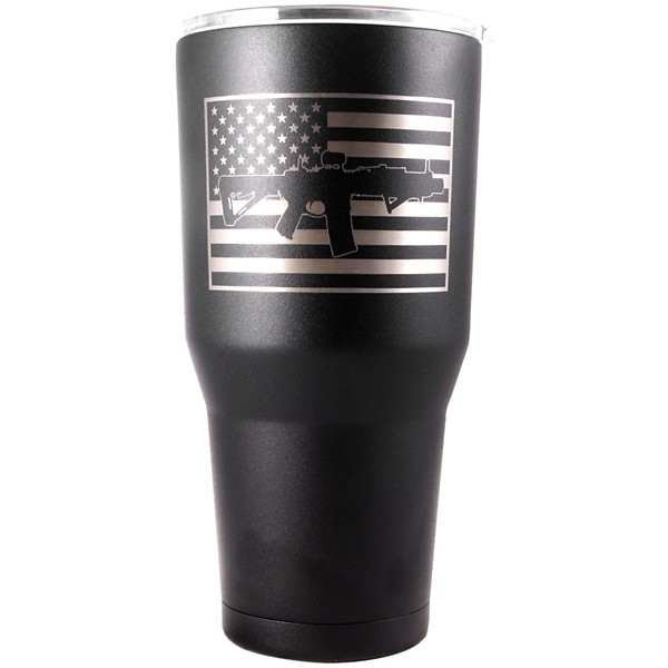 Black Rifle SBR Flag Logo Tumbler - Black Rifle Coffee Company