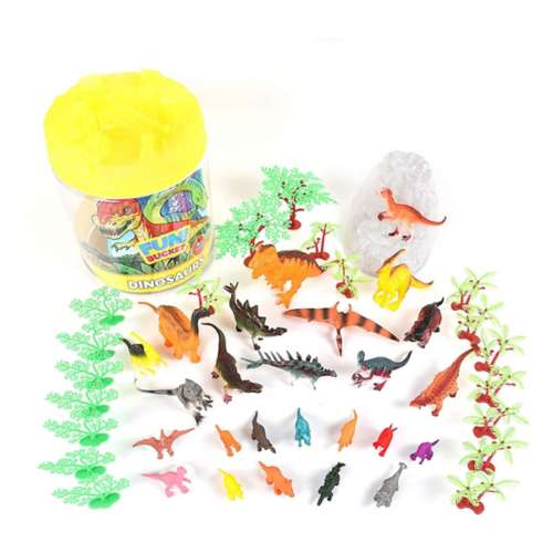 Fun Bucket Assorted Dinosaurs Toy Set