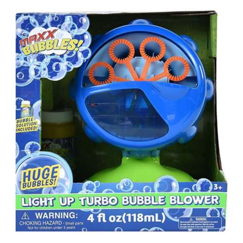 Maxx Bubbles Light Up Turbo Bubble Blower