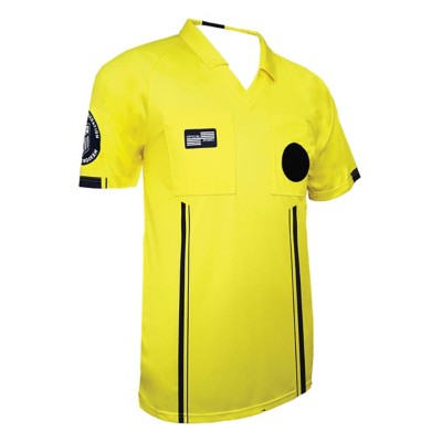 YELLOW X-LARGE Economy Style Soccer Referee Uniform 