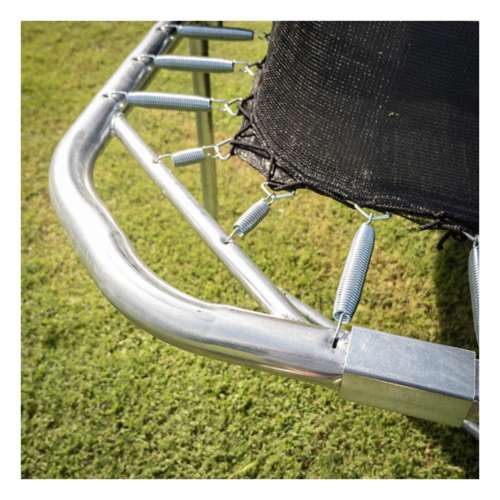 JumpKing 10ft. X 15ft. Rectangular Trampoline 2 Basketball Hoops