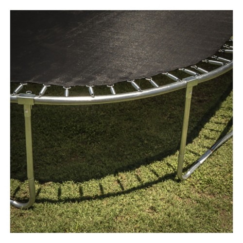 Jumpking 10ft x 15ft Oval Trampoline with Dual Basketball Hoops - Primary Image
