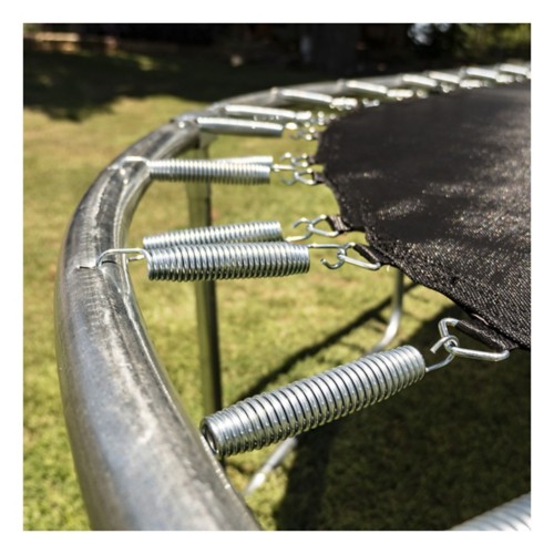 Jumpking 10ft x 15ft Oval Trampoline with Dual Basketball Hoops - Primary Image