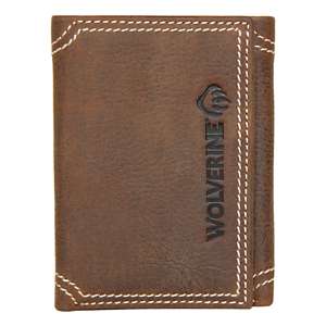 Wyoming Cowboys Fossil Bifold Wallet - Brown