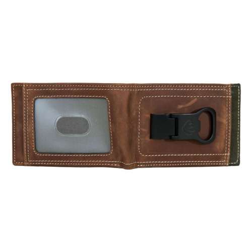 Wolverine Canvas Leather Front Pocket Wallet