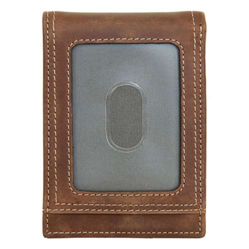 Wolverine Canvas Leather Front Pocket Wallet