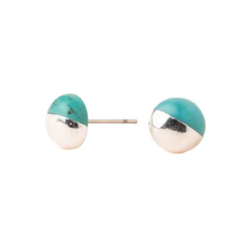 Scout Curated Wears Turquoise Dipped Stone Stud