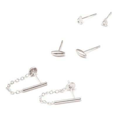 Scout Curated Refined Stud Mars Trio Earrings