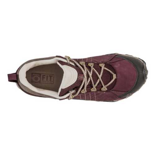 oboz sapphire low waterproof hiking shoes women's