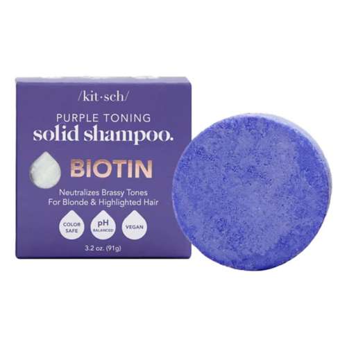 Kitsch Biotin Purple Toning Solid Shampoo Bar