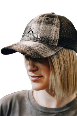 Women's Lakegirl Buffalo Plaid Adjustable Hat