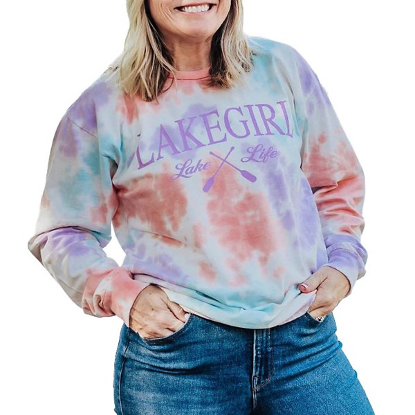 Women's Lakegirl Ringspun Cloud Dye Long Sleeve T-Shirt product image
