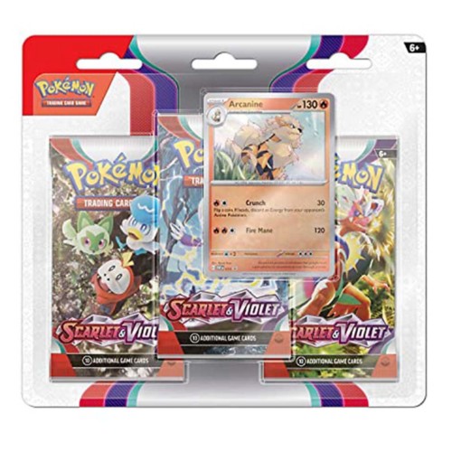 Pokemon TCG: Scarlet & Violet 3-Pack Blister