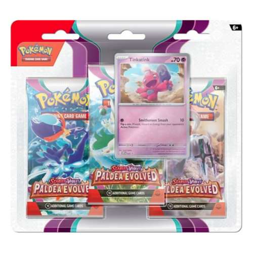 Pokemon TCG Paldea Evolved 3-Pack Trading Cards Booster Pack