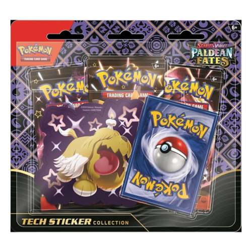 Pokmon TCG Scarlet & Violet Paldean Fates Tech Sticker Collection - Styles May Vary