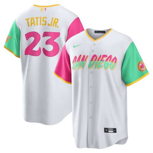 Men's Nike Fernando Tatis Jr. White San Diego Padres 2022 City Connect Replica Player Jersey, 3XL