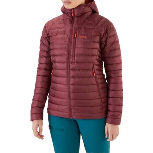 Women's Rab Microlight Alpine Windproof Hooded Short Down Puffer Jacket