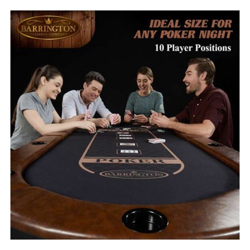 Barrington Charleston 10-Player Premium Poker Table