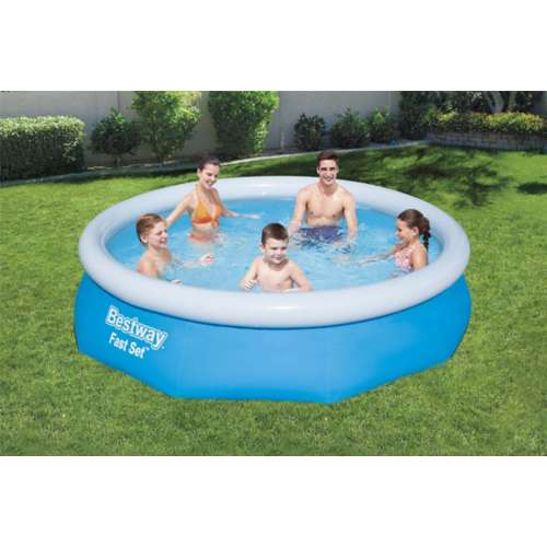 Bestway Fast Set 10 X 30 Above Ground Swimming Pool Scheels Com