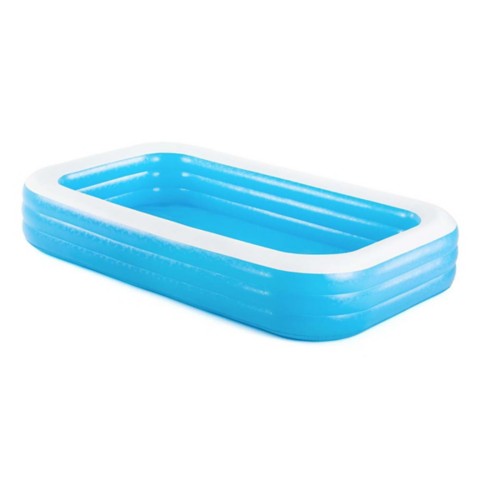 Bestway H2OGO! Blue Rectangular Inflatable Family Swimming Pool