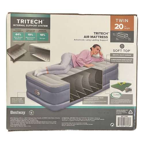 Bestway Fashion 20 Twin Air Mattress with Built-in Pump