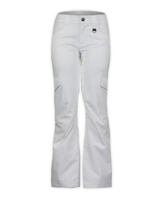 white snow pants