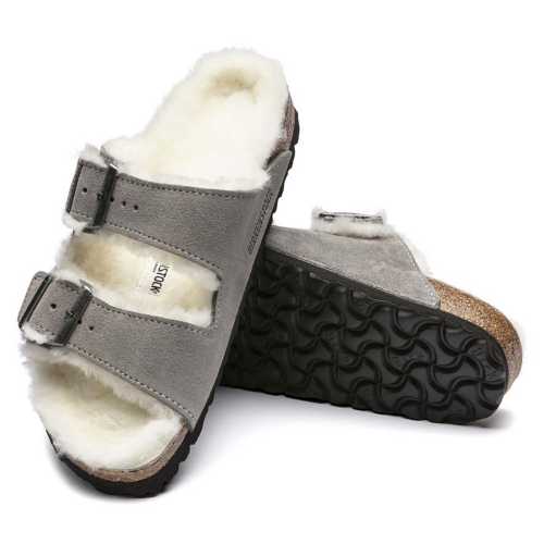 BIRKENSTOCK Arizona Shearling Sandals—Women's