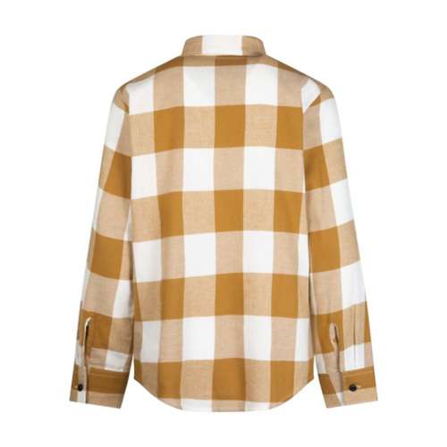 Boys' Hurley Santa Cruz Flannel Long Sleeve Button Up Shirt