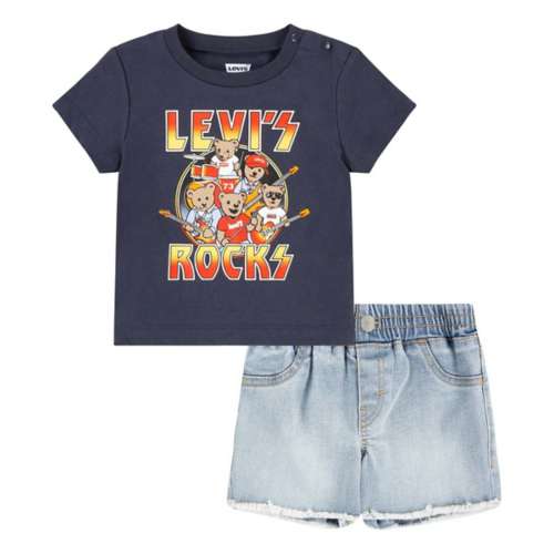 Baby Boys' Levi's Rock & Roll T-Shirt and Shorts Set