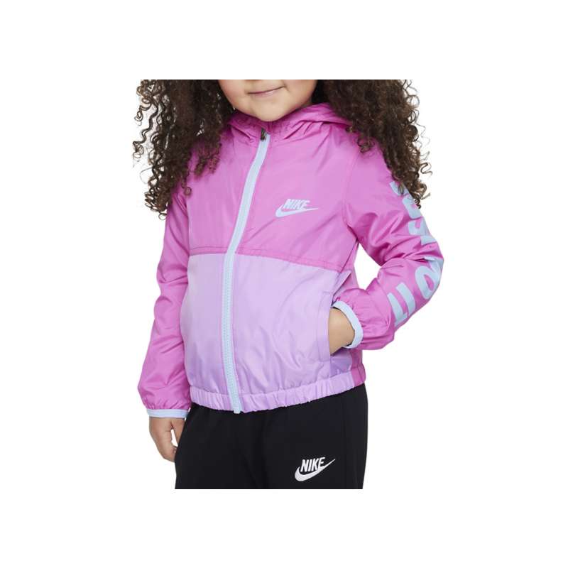 Toddler Girls' Nike "Just Do It" Windrunner Jacket