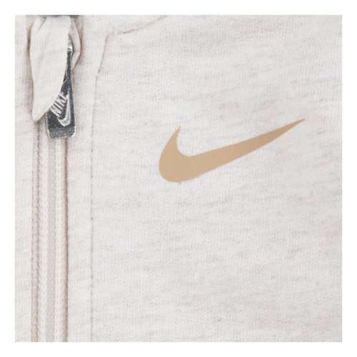 Baby nike fusion Essentials French Terry Full Zip Hooded Long Sleeve Romper