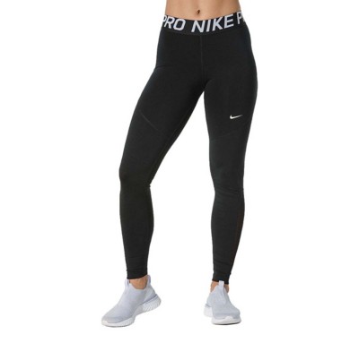 white nike pro leggings