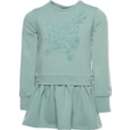 Baby Girls' Nano Floral Ruffle Long Sleeve glossy-effect shirt