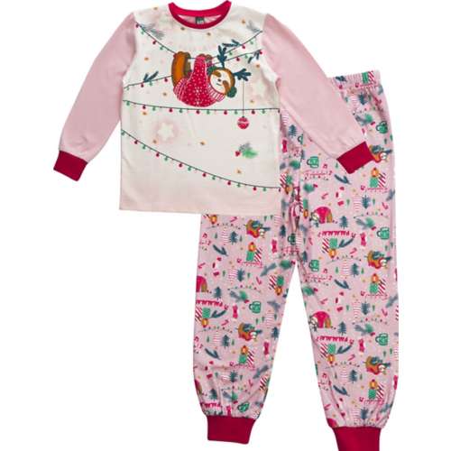 Toddler Girls' Nano Sloth Holiday Pajama Set