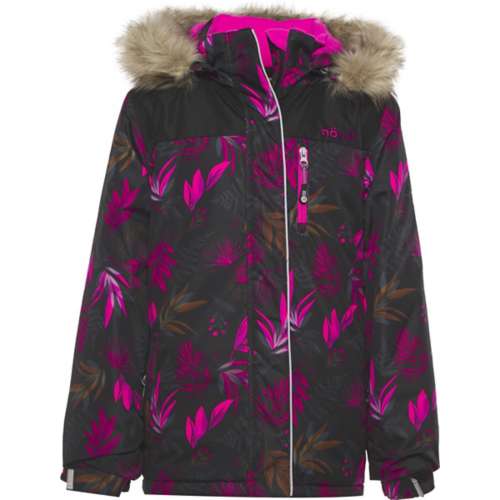 Girls' Noruk Yvonne Print Hooded Shell Jacket Hooded Shell Jacket