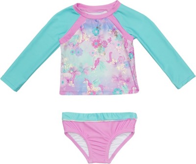 Toddler Girls' Nano Unicorn Tankini Swim Rashguard