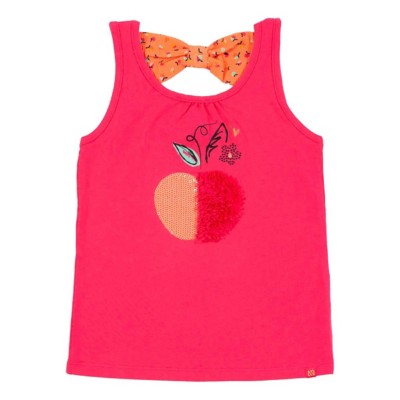 Toddler Girls' Nano Peach Bow Back Tank Top
