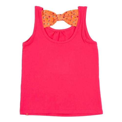 Toddler Girls' Nano Peach Bow Back Tank Top