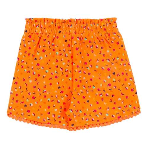Baby Girls' Nano All Over Print Bow Waist cargo shorts