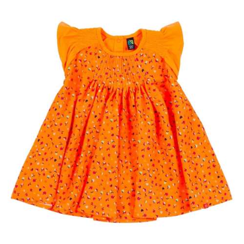 Baby Girls' Nano Pleated All Over Print  Dress