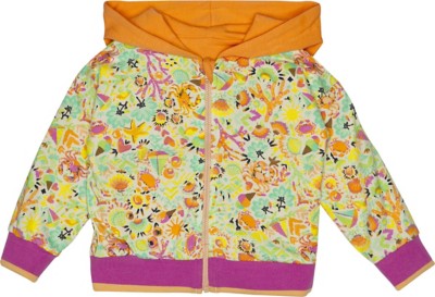 Baby Girls' Nano Floral Full Zip Hooded Jacket