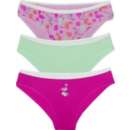 Girls' Nano Flamingo 3 Pack Bikini Underwear