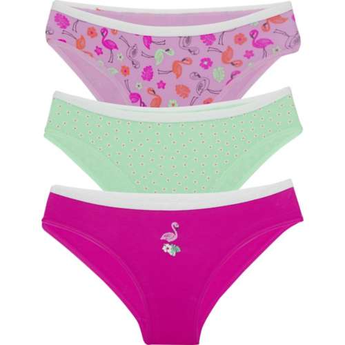 Toddler Girls' Nano Flamingo 3 Pack Bikini Underwear