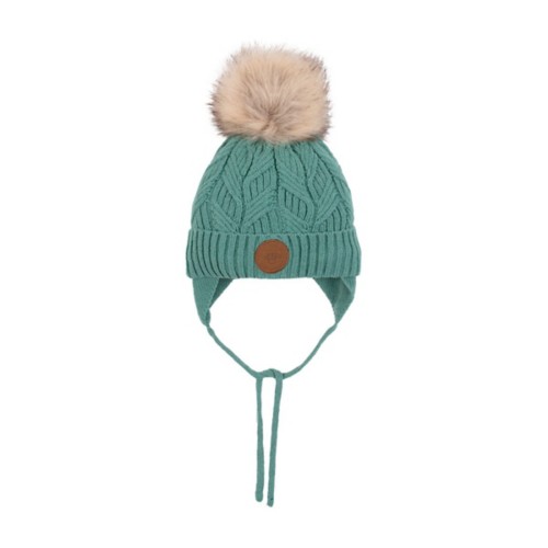 Toddler,Baby Girls' Nano Noruk Solid Pom Beanie - Primary Image