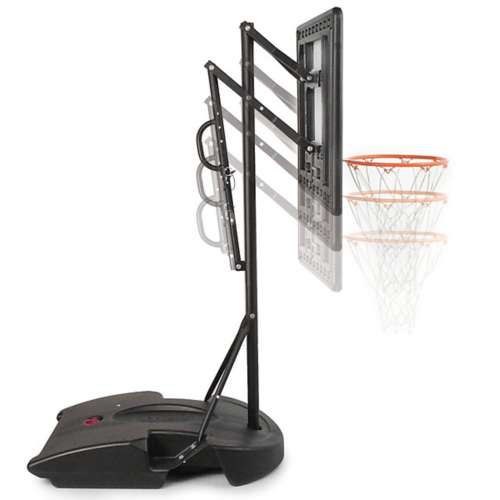 SKLZ Pro Mini Portable Basketball System Hoop with Adjustable Height 3.5 to  7 Ft., Includes 7 In. Mini Ball