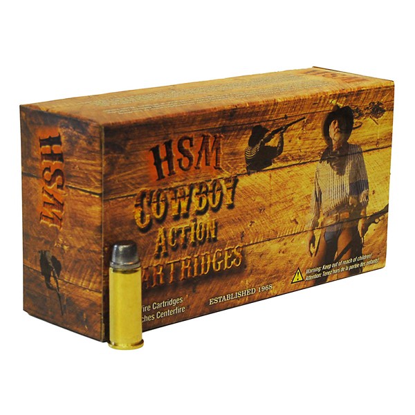 HSM AMMUNITION HSM Cowboy Action RNFP Rifle Ammunition