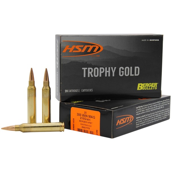 HSM AMMUNITION HSM Trophy Gold Rifle Ammunition