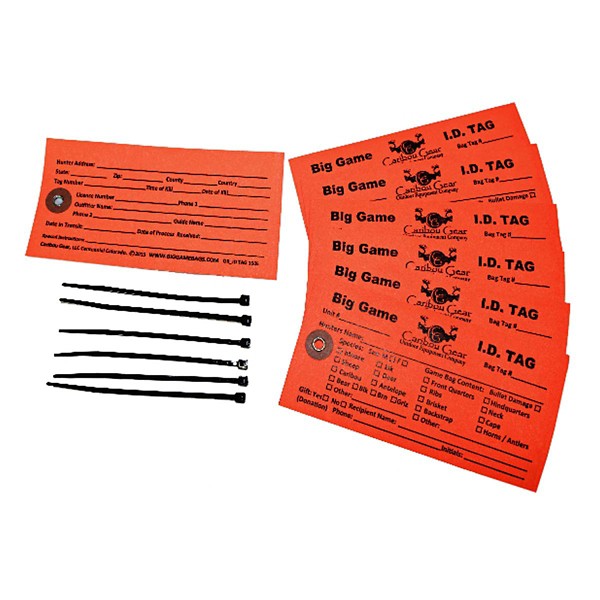 Caribou Gear Game Bag ID Tags - Caribou Gear