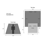 Kodiak Canvas 10x10 ft. Flex-Bow VX Canvas Tent - Thumbnail 2 of 5